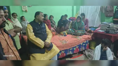 सीएसपी संचालक के परिजनों से मिले मुख्य सचेतक, दिलाया न्याय का भरोसा