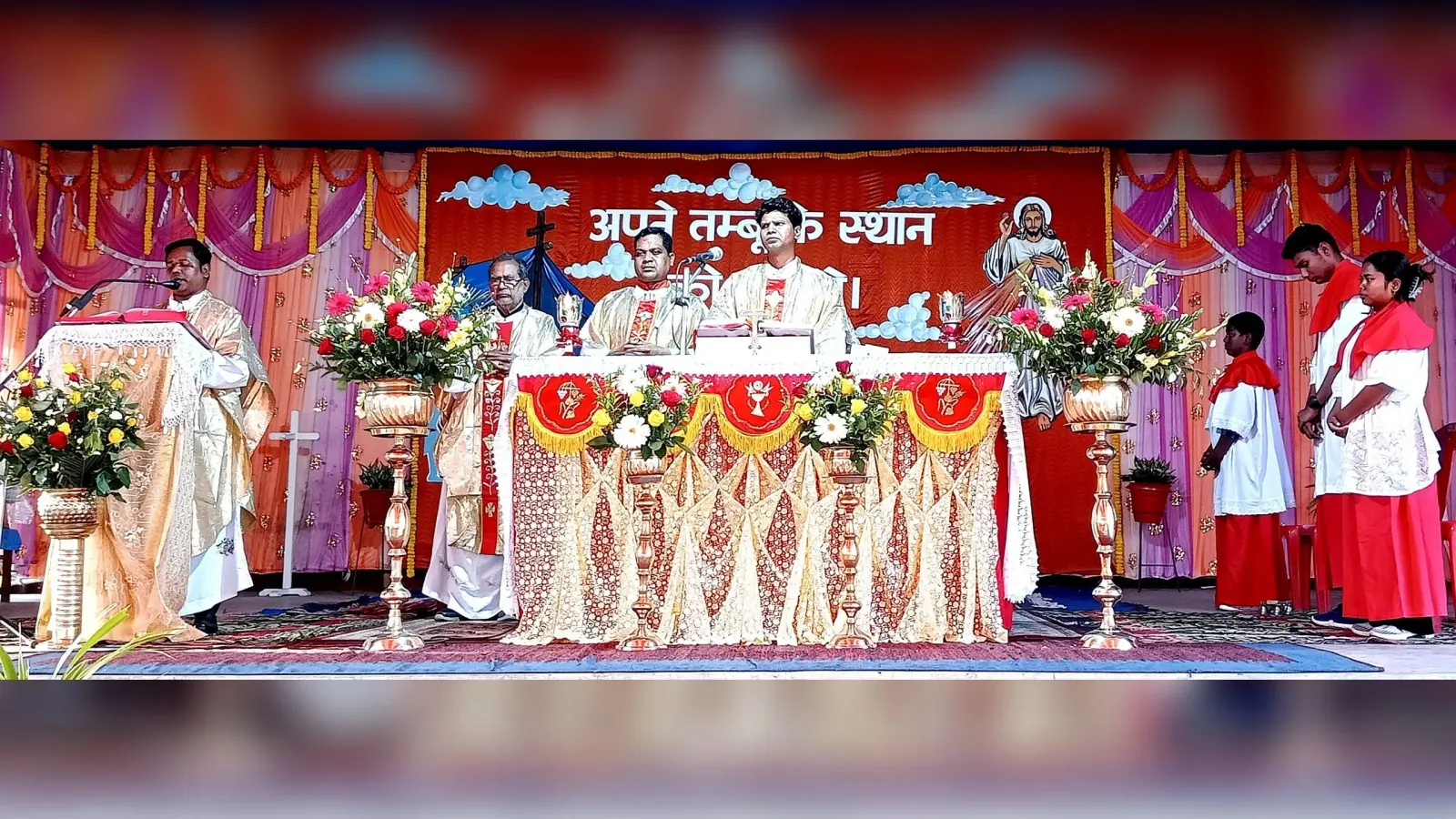 BOKARO NEWS : बोकारो थर्मल में ख्रीस्त राजा पर्व का आयोजन, निकला जुलूस