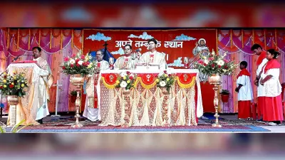 BOKARO NEWS : बोकारो थर्मल में ख्रीस्त राजा पर्व का आयोजन, निकला जुलूस