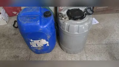 जंगल में पुलिस ने शराब भट्टे को किया ध्वस्त