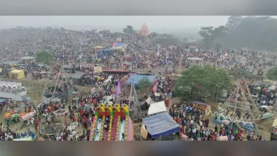 बुढ़ैश्वरी मंदिर में वार्षिक पूजनोत्सव व नवान्न मेला पर उमड़े श्रद्धालु