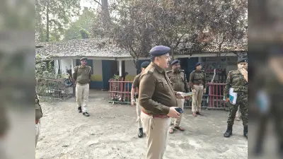 एसपी वीरपुर थाने का किया निरीक्षण, लंबित कांड व अनुसंधान की हुई समीक्षा