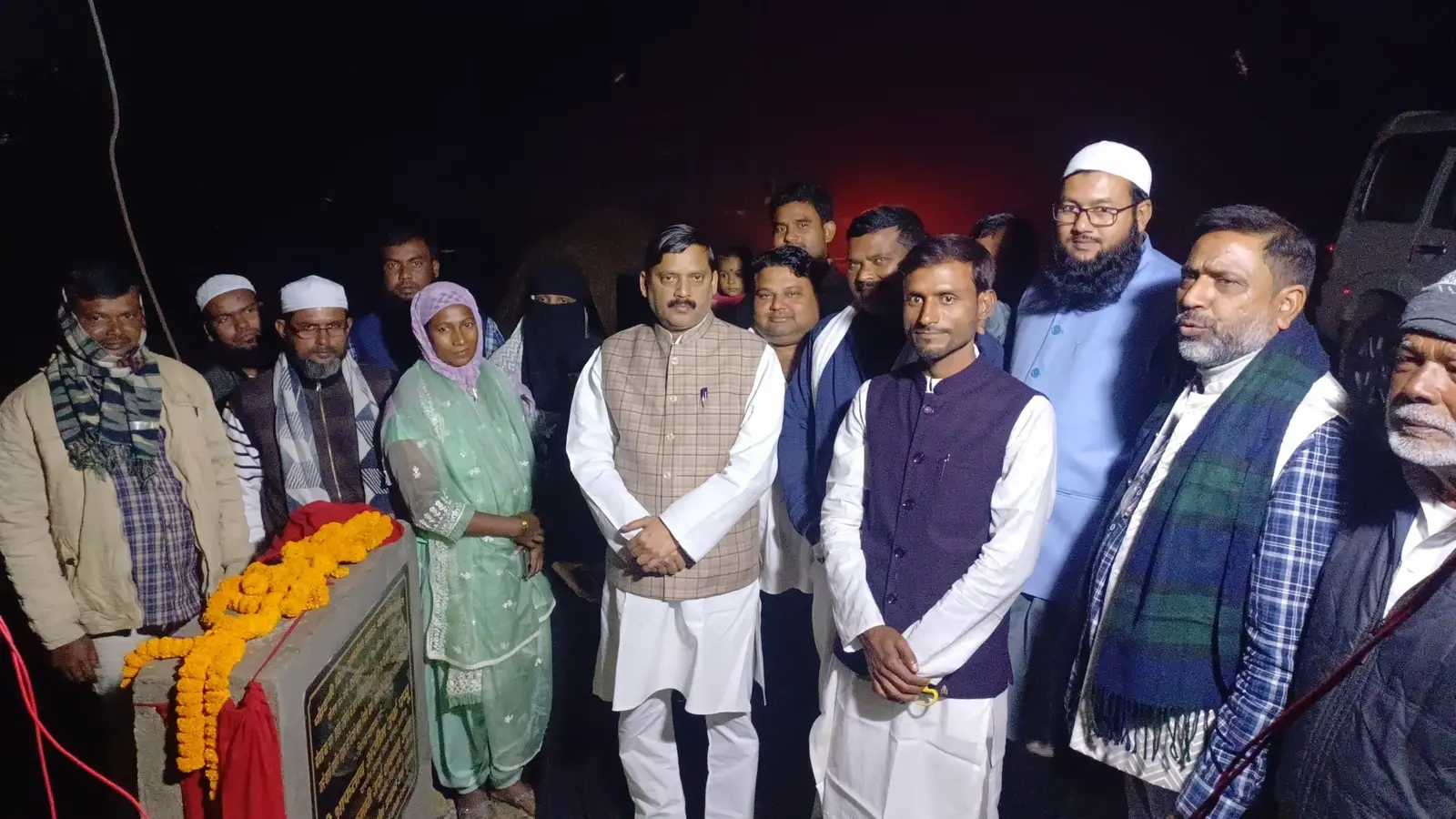 जिप अध्यक्ष ने किया नाला निर्माण कार्य का शिलान्यास