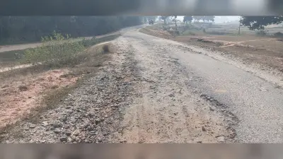 Giridih News :वर्षों से जर्जर है धनवार-घोड़थंबा सड़क, आवागमन में परेशानी