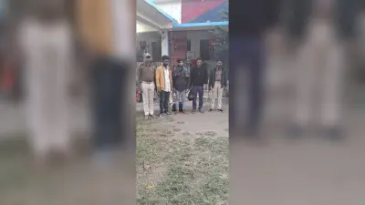 अपराध की साजिश रच रहे तीन अपराधी गिरफ्तार