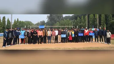 जेआरडी स्पोर्ट्स कॉम्प्लेक्स में इंटर कंपनी वॉलीबॉल टूर्नामेंट शुरू