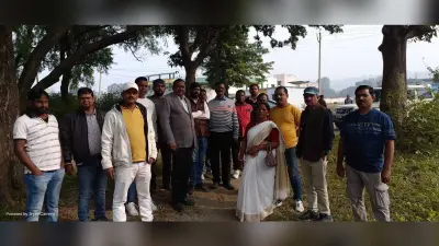 डीएसपी कार्यालय के पीछे बनेगा पार्क, स्थल की हुई मापी
