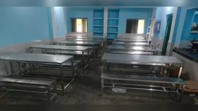 कस्तूरबा विद्यालयों में अब हाइटेक वॉश बेसिन और डाइनिंग हॉल की सुविधा