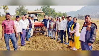 Gaya News : वैज्ञानिक विधि से मसूर की हुई बुआई, कृषि विभाग के अधिकारी रहे मौजूद