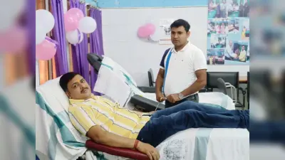 जरूरतमंदों को रक्तदान कर अंशु ने राष्ट्रीय स्तर पर बनायी पहचान