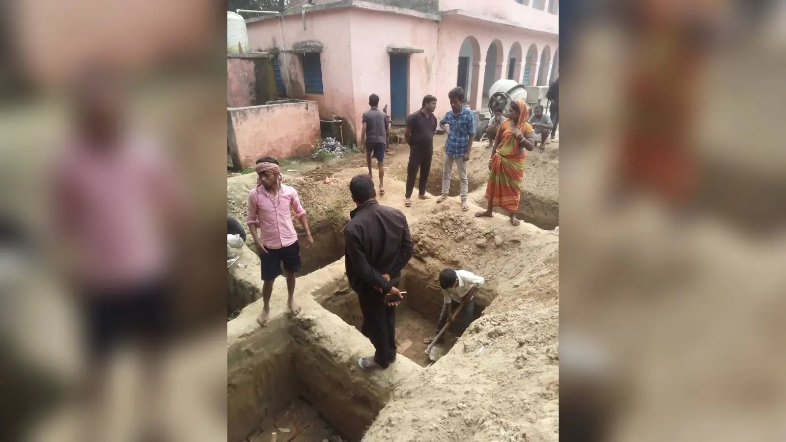 अगवानपुर में हेल्थ एंड वेलनेस सेंटर खोलने के लिए किया गया भूमि पूजन