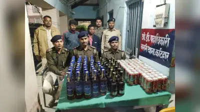 81.750 लीटर विदेशी शराब के साथ दो शराब तस्कर को किया गिरफ्तार
