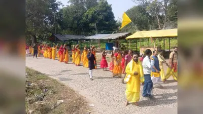 East Singhbhum : बगलामुखी मंदिर में वार्षिक पूजा शुरू, कलश यात्रा