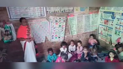 नौनिहालों को आंगनबाड़ी केंद्र पर नहीं मिला नाश्ता