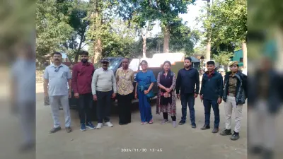 केन्या से आये विदेशी पर्यटक ने वीटीआर की सुंदरता को सराहा