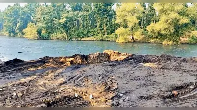 कांकसा : बेलडांगा में अवैध रूप से जलाशय की भराई के खिलाफ शोरगुल शुरू