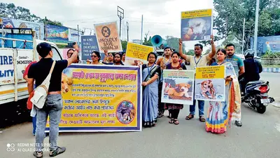 पशु-पक्षियों पर हमले के खिलाफ संस्थाओं की रैली
