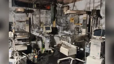 Jhansi Fire : NICU में क्षमता से ज्यादा बच्चे थे भर्ती, आग बुझाने में नर्स का पैर जल गया