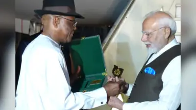 Video: पीएम मोदी के नाइजीरिया पहुंचने पर लगे भारत माता की जय के नारे, देखें वीडियो