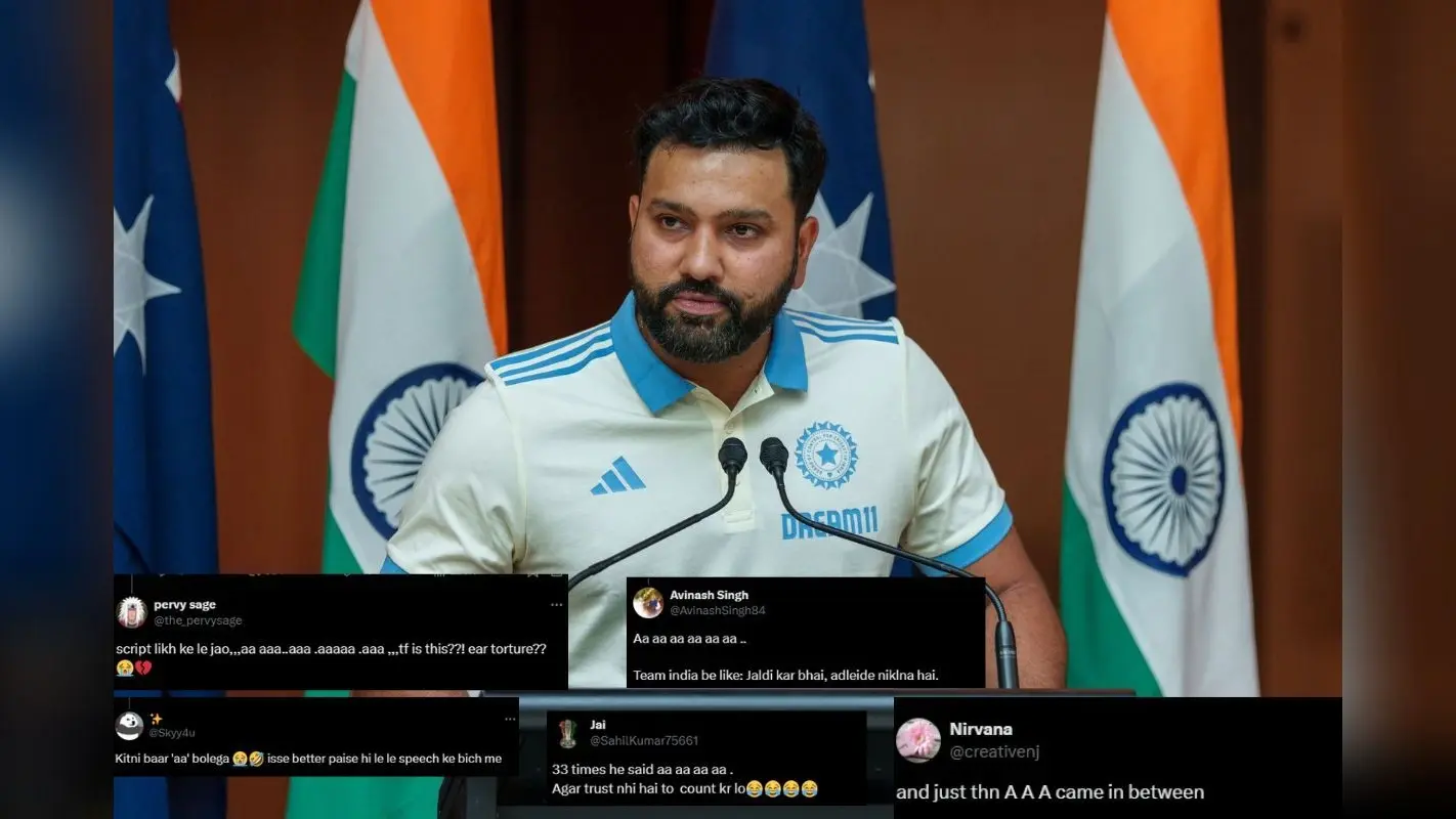 IND vs AUS: रोहित शर्मा थे नर्वस! ऑस्ट्रेलियाई संसद में भाषण देते समय अ..आ.. की भरमार, जनता लेने लगी मौज
