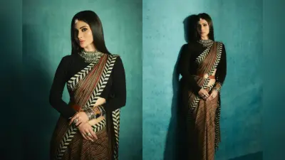 Style Your Saree with High-Neck Sweater: सर्दियों में हाई नेक के साथ स्टाइल करें अपनी साड़ी, दिखें ग्रेसफुल और एलिगेंट