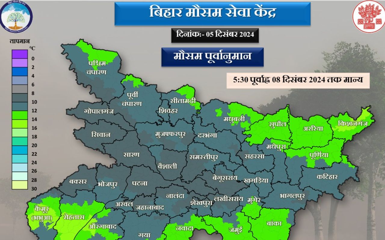 Kal ka Mausam 06 December 2024: बिहार के इन 9 जिलों में कल से अगले तीन दिन चलेगी ठिठुरन वाली पछुआ हवा, IMD ने जारी की चेतावनी