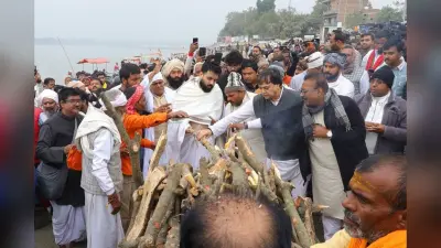 पंचतत्व में विलीन हुए आचार्य किशोर कुणाल, अंतिम यात्रा में उमड़ा जनसैलाब