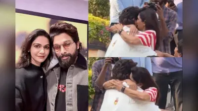 Allu Arjun Wife: एक रात जेल में काटने के बाद घर लौटे ‘पुष्पा 2’ स्टार, पत्नी स्नेहा रेड्डी और बच्चे हुए इमोशनल, देखें VIDEO