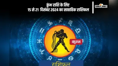 Aquarius Weekly Horoscope 15 to 21 December 2024: कुंभ राशि वालों को अप्रत्याशित सफलता प्राप्त हो सकती है, पढ़ें साप्ताहिक राशिफल