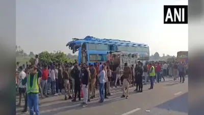 Big Accident In UP: कन्नौज में बस और टैंकर की भिड़ंत में आठ लोगों की मौत, 19 लोग घायल, मुआवजे की घोषणा