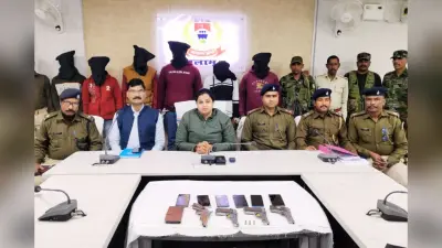 Jharkhand Crime News: क्रशर मालिक को धमकाने जा रहे सुजीत सिन्हा गिरोह के 6 अपराधी हथियार के साथ गिरफ्तार