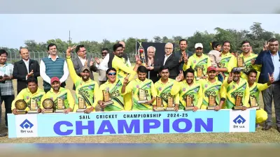 BOKARO NEWS: राउरकेला स्टील प्लांट को हराकर आइएसपी बर्नपुर बना चैंपियन