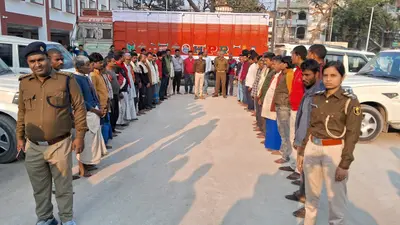 शराब पीकर गये थे बरात, 47 बराती पहुंच गये हवालात
