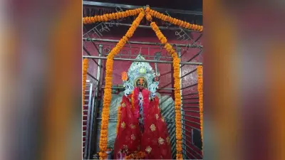 मां काली की पूजा कर श्रद्धालुओं ने की मंगलकामना