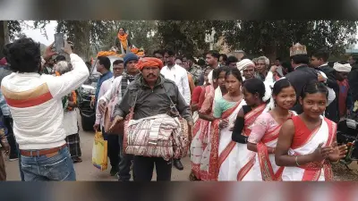 विधायक ने निकाली आभार यात्रा