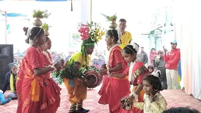 Dhanbad News:शक्ति मेला में झूमर प्रतियोगिता का आयोजन