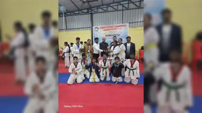 Taikwondo : 13 गोल्ड जीत फाइटर्स मार्शल आर्ट अकादमी बनी चैंपियन