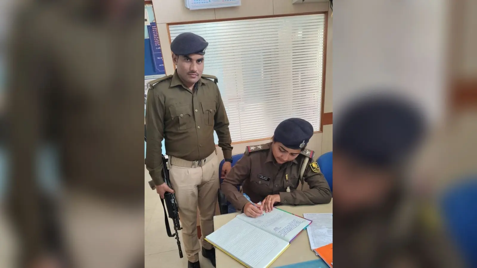 पुलिस ने बैंक शाखाओं में सुरक्षा व्यवस्था का लिया जायजा