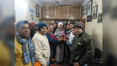 माध्यमिक शिक्षक संघ ने रवींद्रनाथ का किया स्वागत