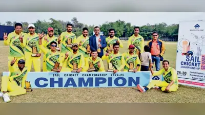 इस्को की क्रिकेट टीम ने जीता सेल क्रिकेट चैंपियनशिप