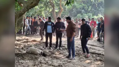 bhagalpur news युवक की गला दबाकर हत्या, शव बगीचे में फेंका