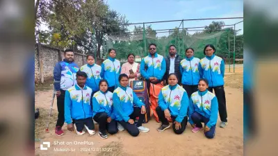 Cricket : झारखंड महिला दिव्यांग क्रिकेट टीम भोपाल गयी