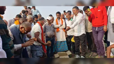 मनिहारी के मिर्जापुर खेल मैदान निर्माण का किया शिलान्यास