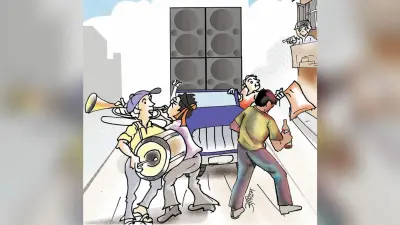 Deoghar News : देवघर में देर रात तक बज रहे डीजे, कार्रवाई के नाम पर खानापूर्ति