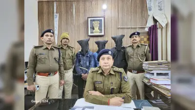 मसौढ़ी में लूट के दो मामले में तीन िगरफ्तार, सामान बरामद