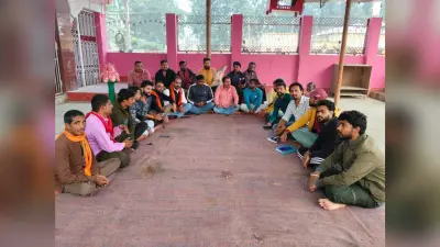 विहिप व बजरंगदल कार्यकर्ताओं की बैठक में पुलिस की कार्रवाई पर जताया रोष