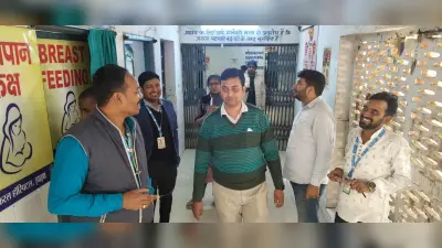 स्वास्थ्य विभाग की टीम में रेफरल अस्पताल का किया निरीक्षण