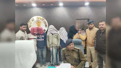 स्वर्ण व्यवसायी से लूट मामले का खुलासा, छह अपराधी गिरफ्तार
