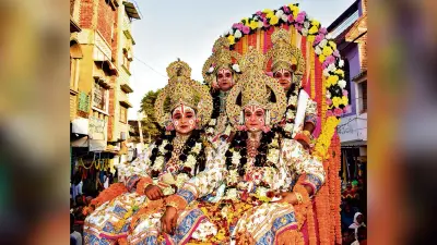 Buxar News: धरती पर देव लोक का नजारा, श्रीराम की निकली बरात