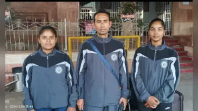 68वीं राष्ट्रीय विद्यालय अंडर 19 कबड्डी प्रतियोगिता में भाग लेने खिलाड़ी हरियाणा रवाना